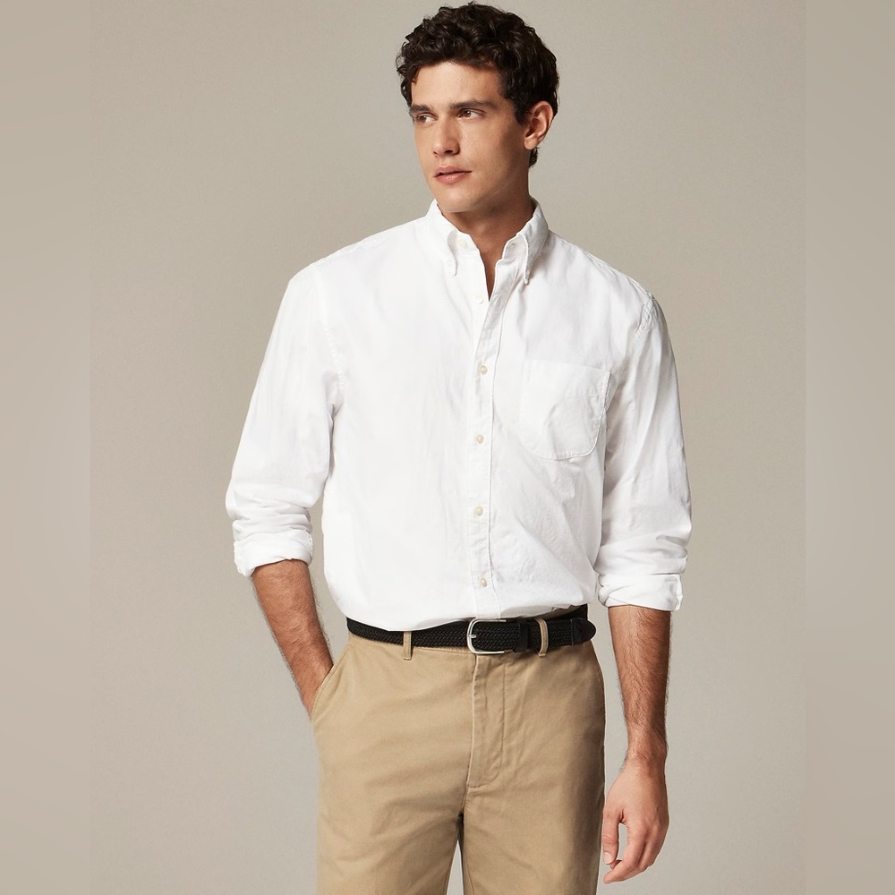 J. Crew Broken-in organic cotton oxford shirt